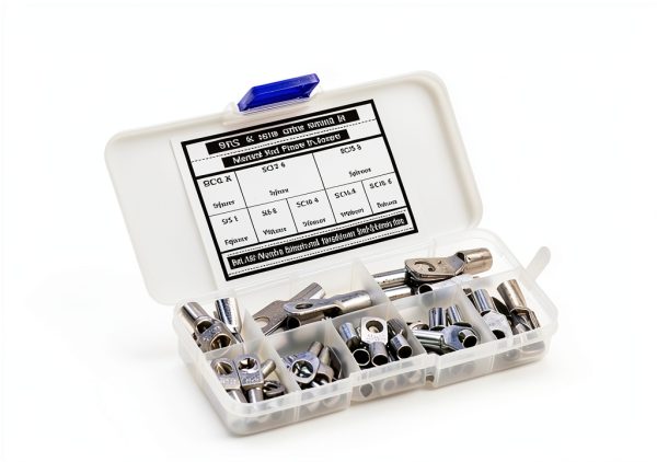 Copper Cable Terminal Connector SparkFeng 8-Size Tin-Plated Crimp Set-7