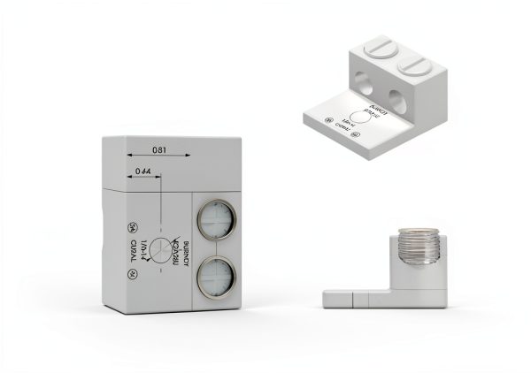 Mechanical Connector Burndy 3.7cm Rectangular Terminal K2A26U UL-2