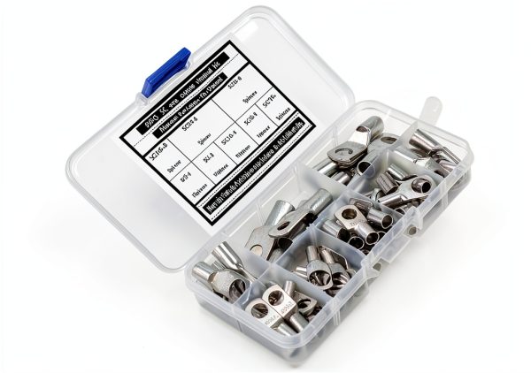 Copper Cable Terminal Connector SparkFeng 8-Size Tin-Plated Crimp Set-8