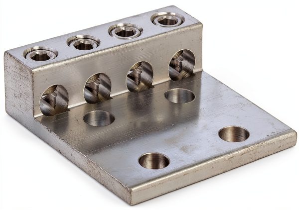 Burndy K4A29U-4N Terminal 4 Conductor 250 kcmil 1/2" Stud Hole-0