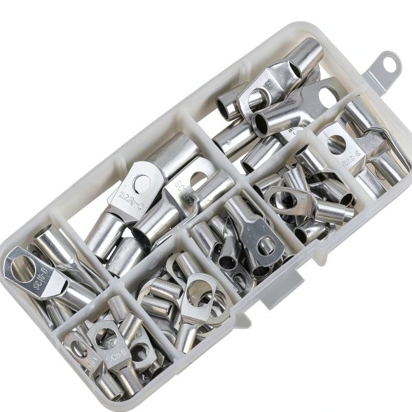 Copper Cable Terminal Connector SparkFeng 8-Size Tin-Plated Crimp Set-4