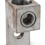 Morris Products 90728 Mechanical Lug, One Conductor, One Hole Mount, Aluminum, 750 AWG, 750mcm - 300mcm Wire Range-0