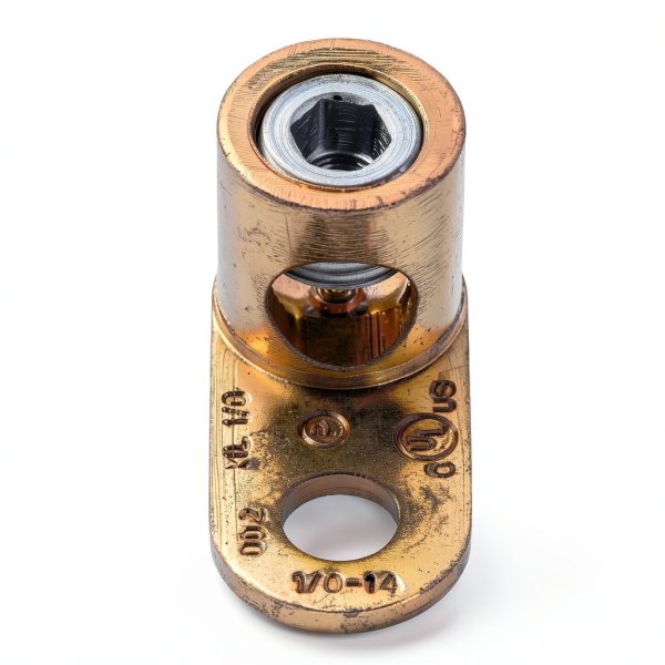 Panduit ML4T-CY Copper Post Lug – Tin-Plated #14-#4 Str, 1/4-In Stud-2
