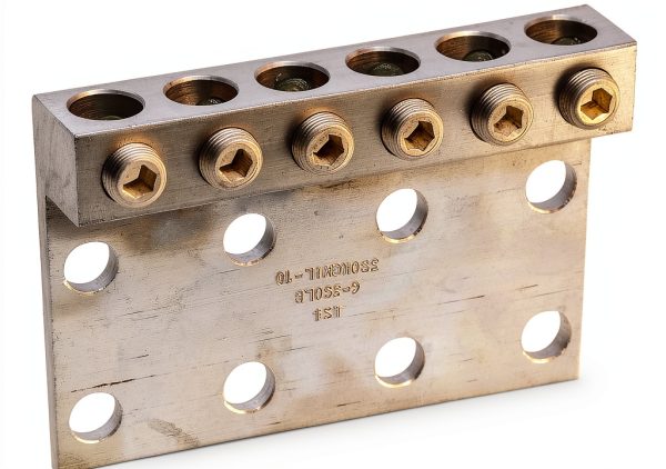 NSI Dual Rated Transformer Lug 6-350L8, 350 MCM, 6 AWG, 0.563" Hole-0