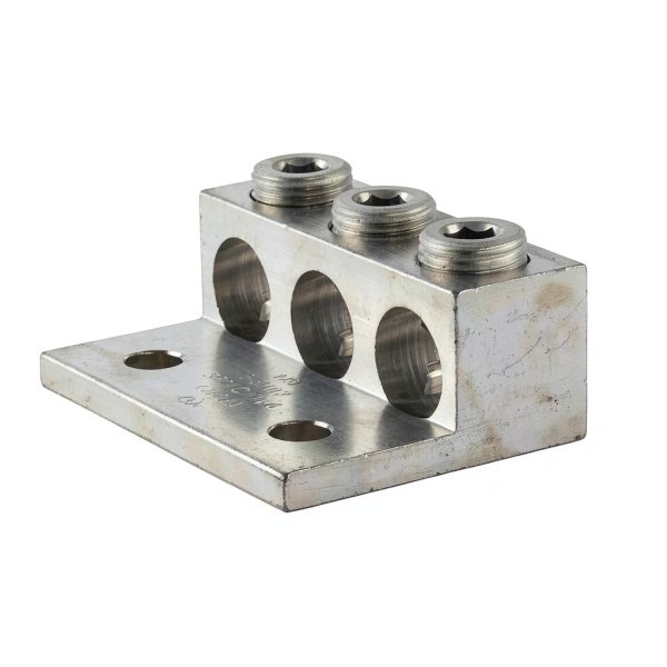 NSI Dual Rated Transformer Lug 350 MCM 6 AWG Wire 0.375" Mounting Hole-1