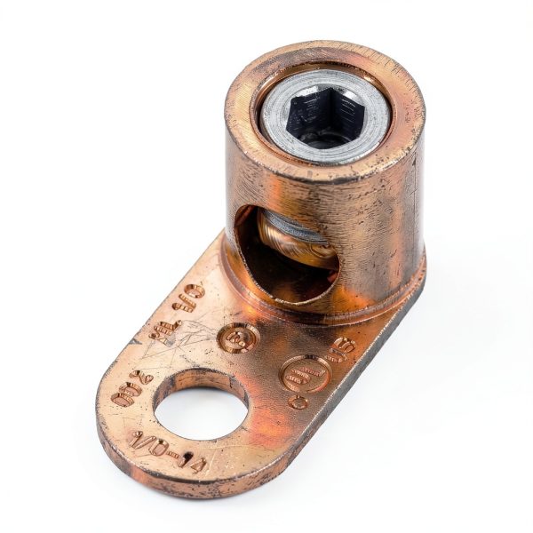 Panduit ML4T-CY Copper Post Lug – Tin-Plated #14-#4 Str, 1/4-In Stud-1
