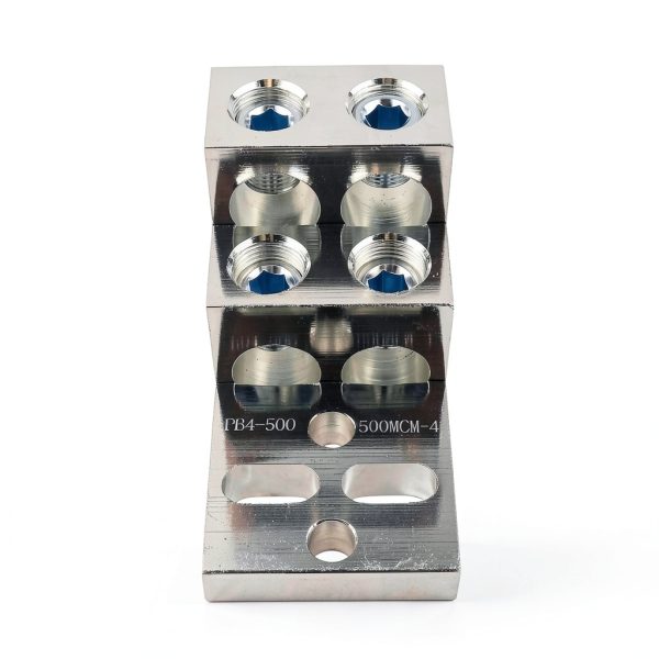 600T-4 Stacked Lug Zelven Rectangular Terminal CU9AL 500 Kcmil-4-1