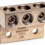 NSI Dual Rated Transformer Lug 350 MCM 6 AWG Wire 0.375" Mounting Hole-0